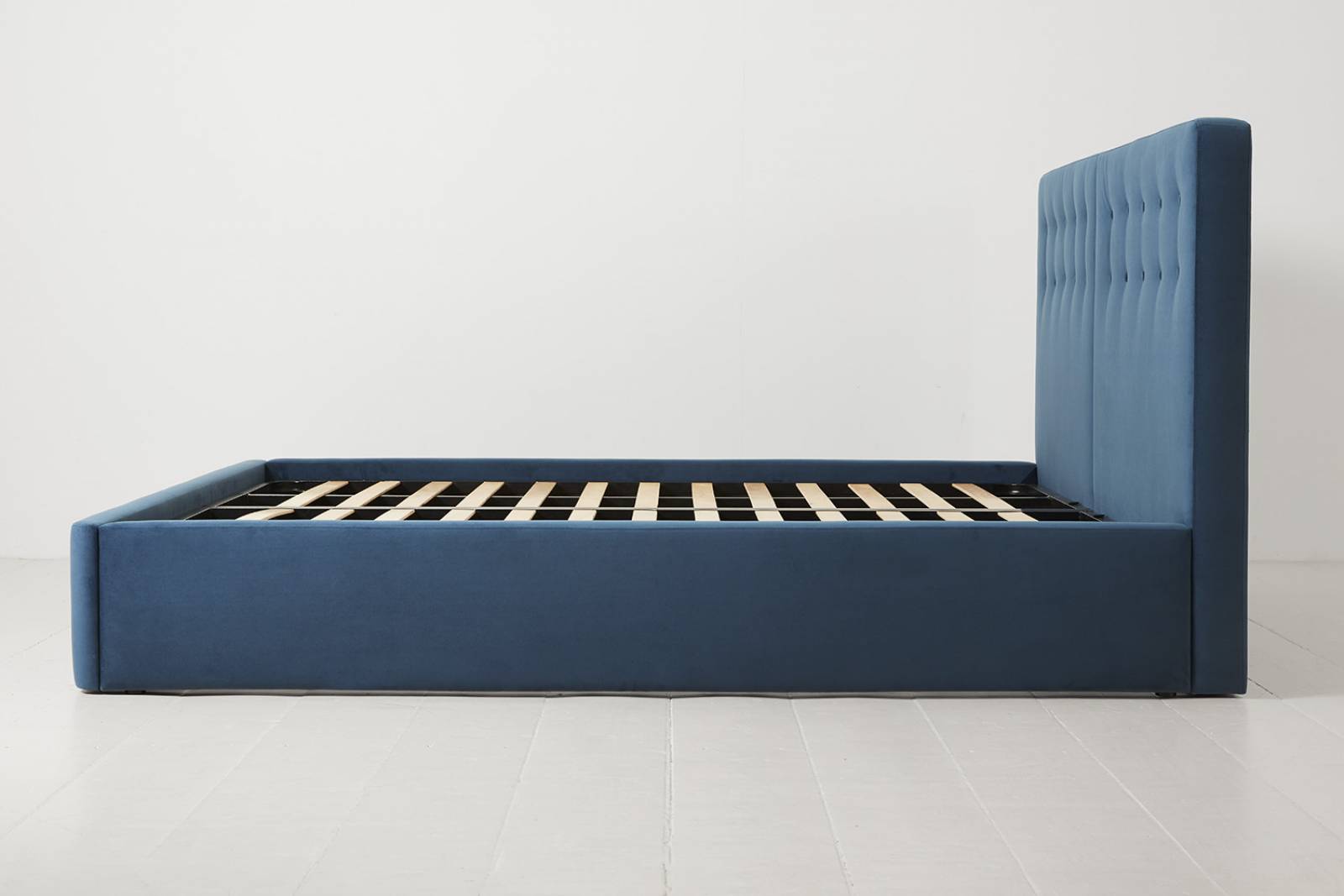 Teal king deals bed frame